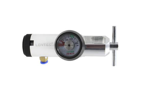 3000psi Portable Oxygen Regulator Adjustable Aluminum Medical Pin Index