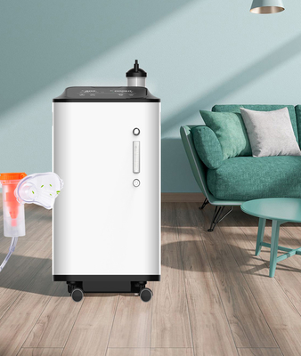 Portable 10l Double Outlet Oxygen Concentrator 50hz Rechargeable Oxygen Machine