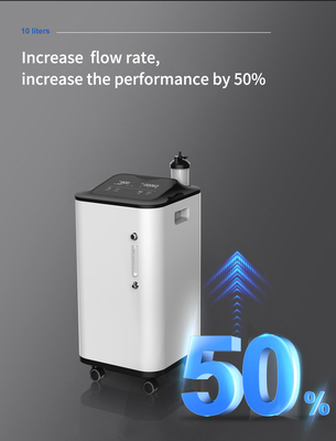 Portable 10l Double Outlet Oxygen Concentrator 50hz Rechargeable Oxygen Machine