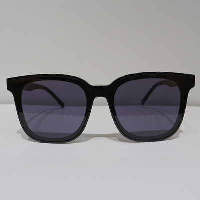 Inclusive Anti Reflective Sunglasses Purple Polarized Black Acetate